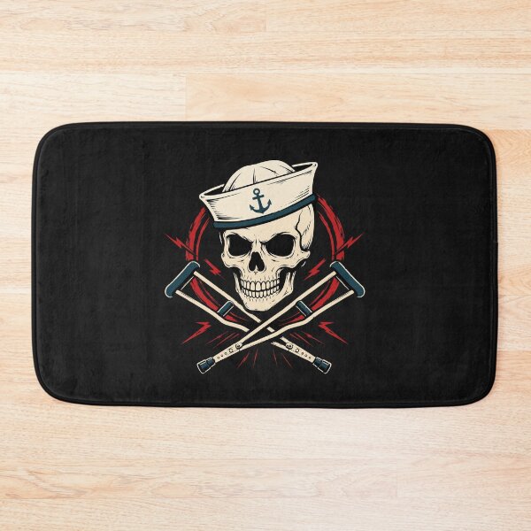 Item preview, Vintage Sailor Skull Crossbones designed and sold by ClotheDesigng.