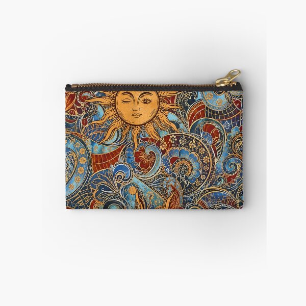 Item preview, Celestial Sun Moon Stars Patchwork | Vintage Cosmic Astrology Collage designed and sold by flowerpower999.