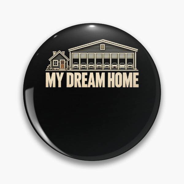 Item preview, My Dream Home – Funny Car Lover Dream Garage Automotive Enthusiast Design designed and sold by PosiMCreations.