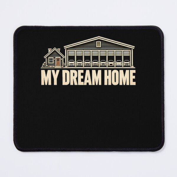 Item preview, My Dream Home – Funny Car Lover Dream Garage Automotive Enthusiast Design designed and sold by PosiMCreations.