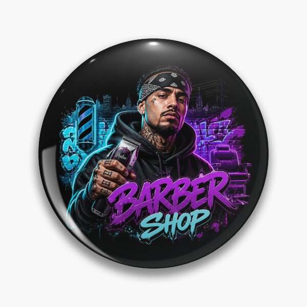Item preview, Purple Neon Barber Shop Graffiti Streetwear designed and sold by Barber MD Culture.