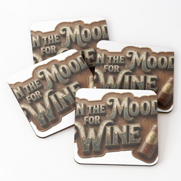 Item preview, Eye-Catching IN THE MOOD FOR WINE designed and sold by dazzlemakers.