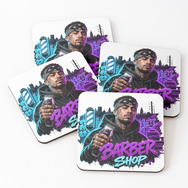 Item preview, Purple Neon Barber Shop Graffiti Streetwear designed and sold by Barber MD Culture.