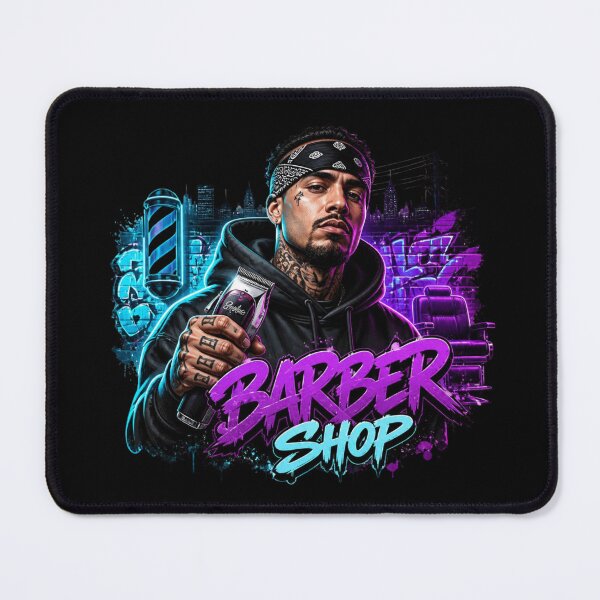 Item preview, Purple Neon Barber Shop Graffiti Streetwear designed and sold by Barber MD Culture.