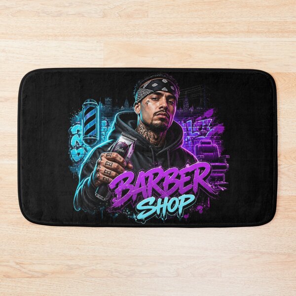Item preview, Purple Neon Barber Shop Graffiti Streetwear designed and sold by Barber MD Culture.