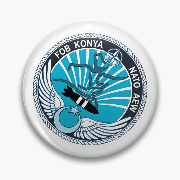 Item preview, NATO Airborne Early Warning FOB Konya Patch designed and sold by CharlieDesings.