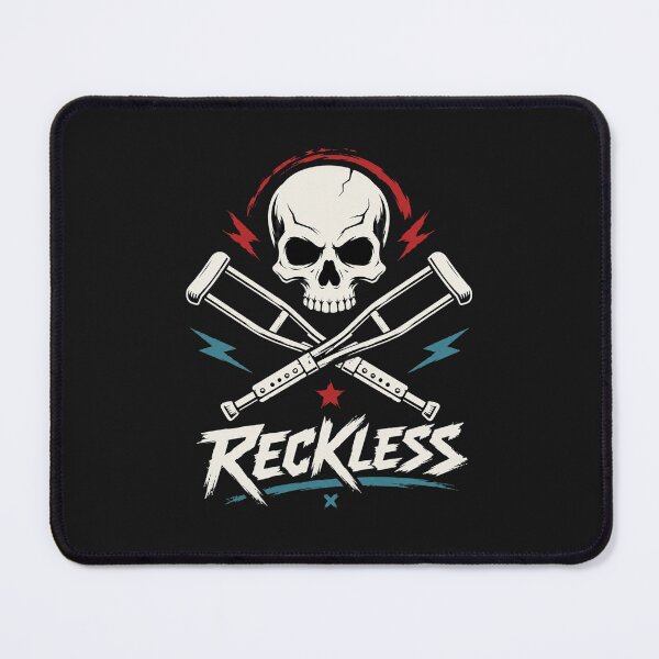 Item preview, Reckless Skull Crossbones designed and sold by ClotheDesigng.