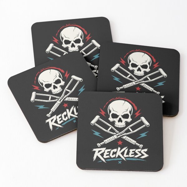 Item preview, Reckless Skull Crossbones designed and sold by ClotheDesigng.