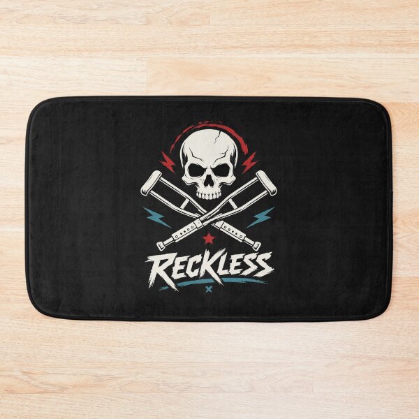 Item preview, Reckless Skull Crossbones designed and sold by ClotheDesigng.