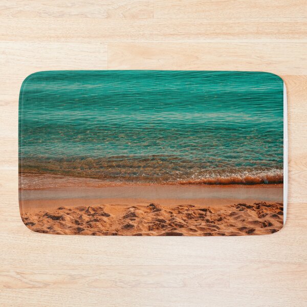 Item preview, Emerald Ocean Waves on Sandy Beach Shoreline designed and sold by Nightwindow.
