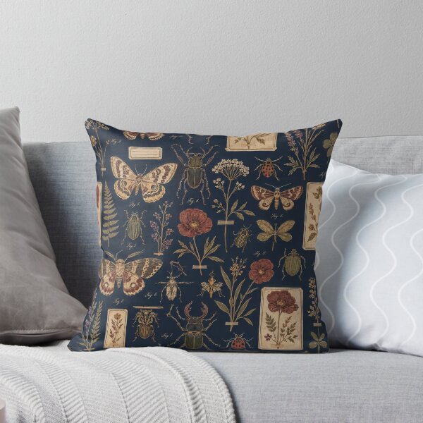 Item preview, Vintage Entomology and Botanical Specimen Chart Dark Academia designed and sold by QCena.