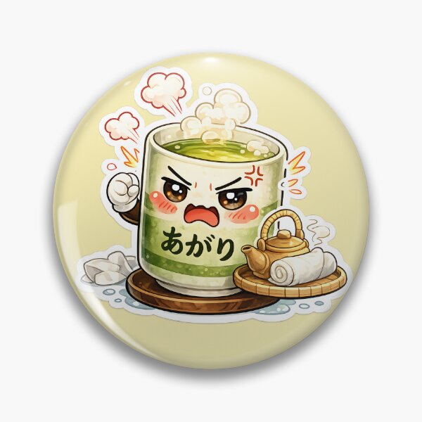 Item preview, Angry Agari Green Tea – Funny Japanese Sushi Tea Character designed and sold by OddGarage.