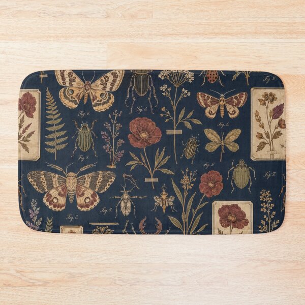 Item preview, Vintage Entomology and Botanical Specimen Chart Dark Academia designed and sold by QCena.