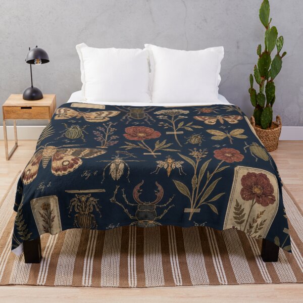 Item preview, Vintage Entomology and Botanical Specimen Chart Dark Academia designed and sold by QCena.