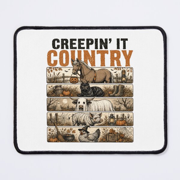 Item preview, Creepin' It Country Halloween Farm Scene designed and sold by cerima.
