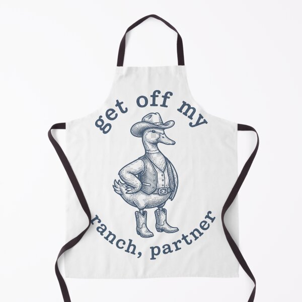 Item preview, Get Off My Ranch, Partner – Funny Cowboy Duck Western Design designed and sold by StickerNestYou.