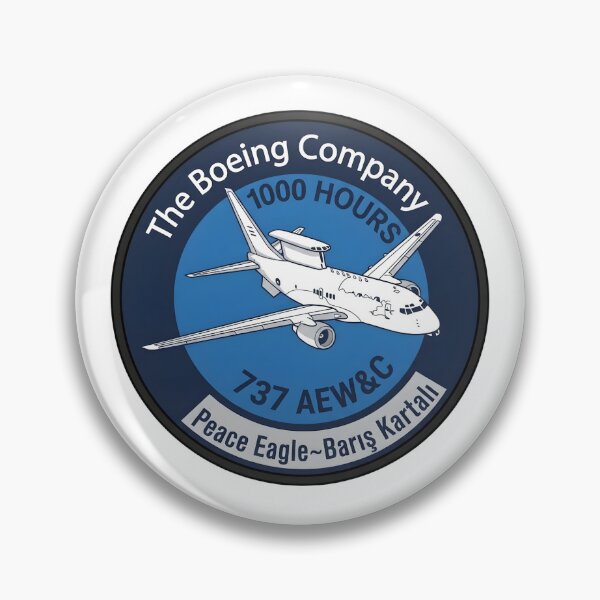 Item preview, Boeing 737 AEW&C Peace Eagle 1000 Flight Hours Patch designed and sold by CharlieDesings.