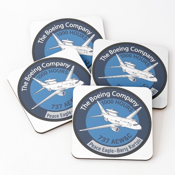 Item preview, Boeing 737 AEW&C Peace Eagle 1000 Flight Hours Patch designed and sold by CharlieDesings.