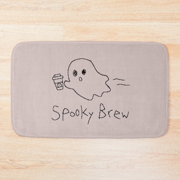 Item preview, Spooky Brew - Floating Ghost with Coffee Takeout Cup Graphic T-Shirt designed and sold by ManggaeJM.