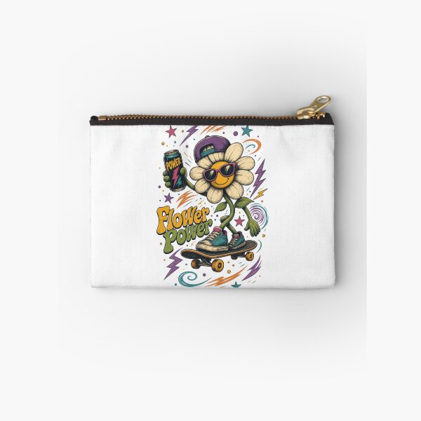 Item preview, Flower Power Skater – Cool retro flower designed and sold by Radixbarny.