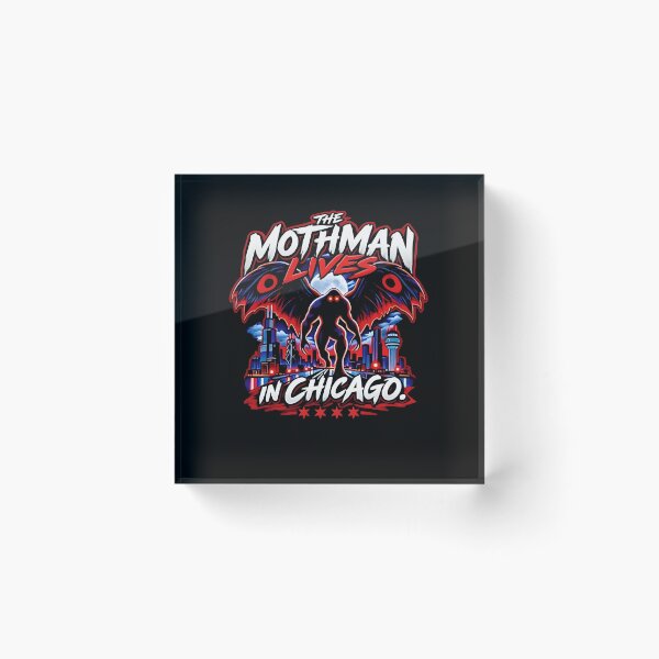 Item preview, The Mothman Lives in Chicago - Chicago Cryptid Legend designed and sold by ViniBall.