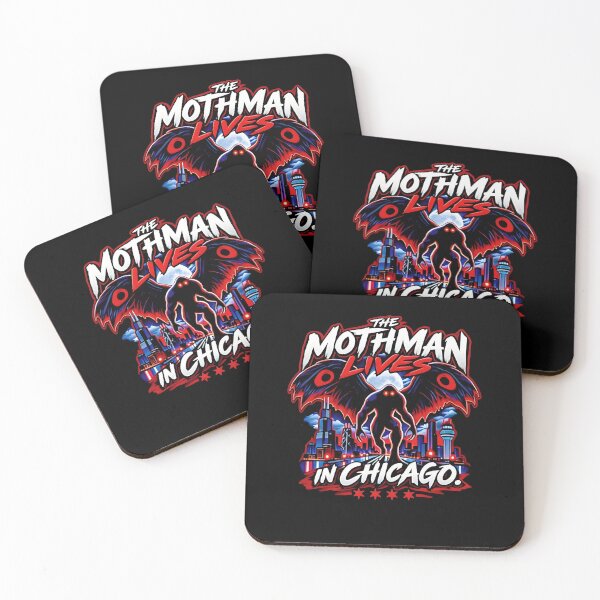 Item preview, The Mothman Lives in Chicago - Chicago Cryptid Legend designed and sold by ViniBall.