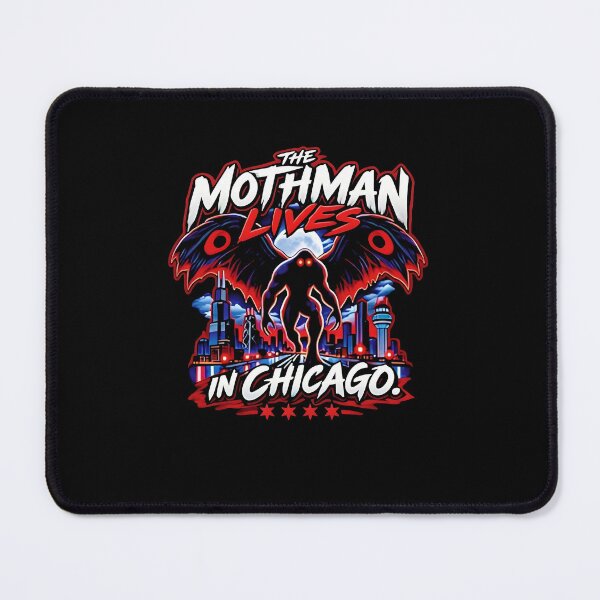 Item preview, The Mothman Lives in Chicago - Chicago Cryptid Legend designed and sold by ViniBall.