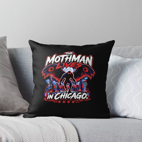 Item preview, The Mothman Lives in Chicago - Chicago Cryptid Legend designed and sold by ViniBall.