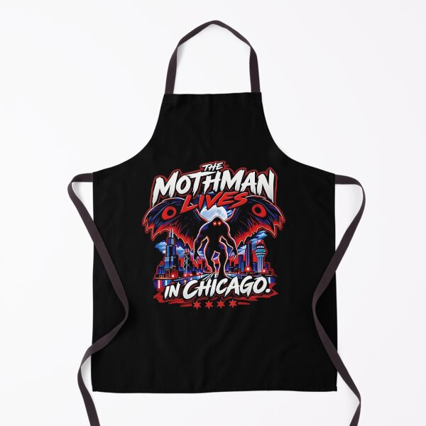 Item preview, The Mothman Lives in Chicago - Chicago Cryptid Legend designed and sold by ViniBall.