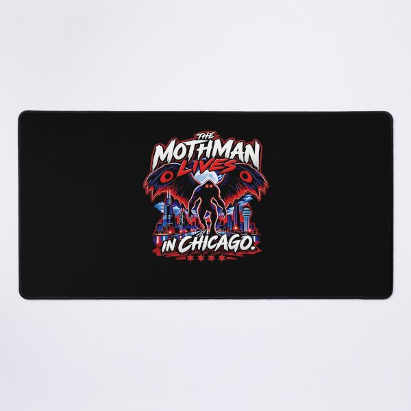 Item preview, The Mothman Lives in Chicago - Chicago Cryptid Legend designed and sold by ViniBall.