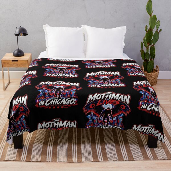 Item preview, The Mothman Lives in Chicago - Chicago Cryptid Legend designed and sold by ViniBall.