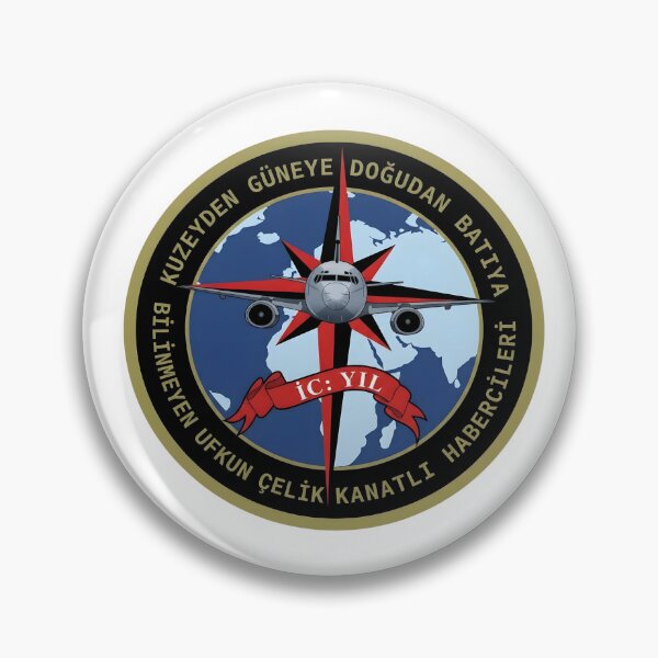 Item preview, Turkish Air Force Boeing 737 Peace Eagle Anniversary Patch designed and sold by CharlieDesings.