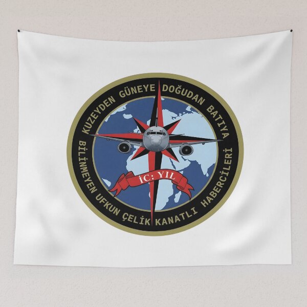Item preview, Turkish Air Force Boeing 737 Peace Eagle Anniversary Patch designed and sold by CharlieDesings.