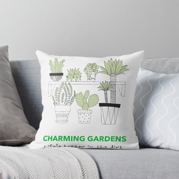 Item preview, Charming gardens life’s better in the dirt designed and sold by WallyThreads.