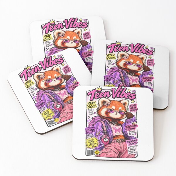 Item preview, Trendy Red Panda Teen Magazine Cover designed and sold by Snurly.