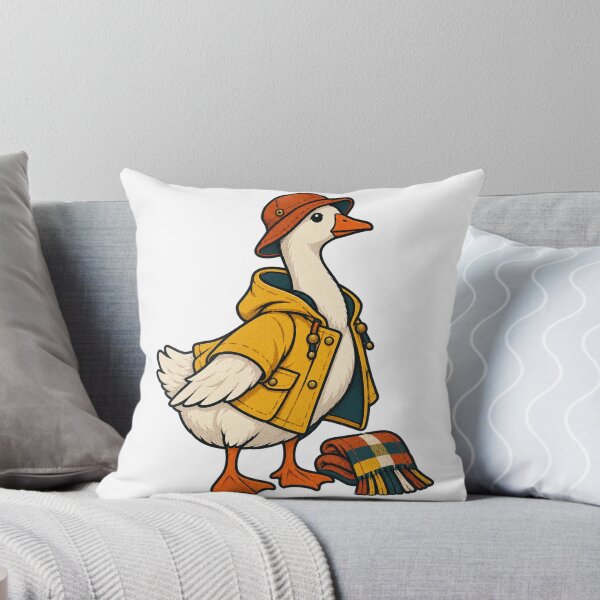 Item preview, Autumn Porch Goose Outfit for Seasonal Decor Fans designed and sold by UrbanCanvvas.
