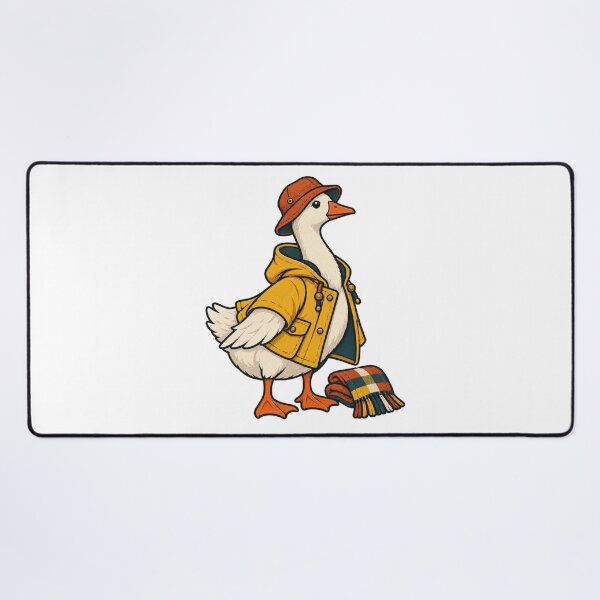 Item preview, Autumn Porch Goose Outfit for Seasonal Decor Fans designed and sold by UrbanCanvvas.