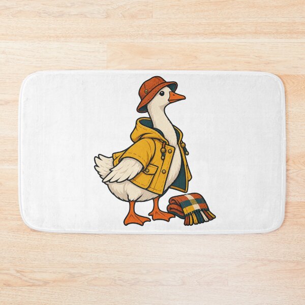 Item preview, Autumn Porch Goose Outfit for Seasonal Decor Fans designed and sold by UrbanCanvvas.