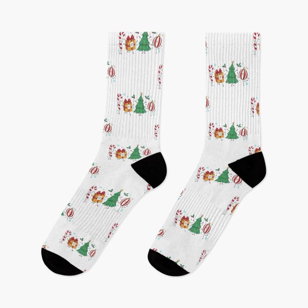 Item preview, Cute Christmas Characters Festive Fun designed and sold by cerima.