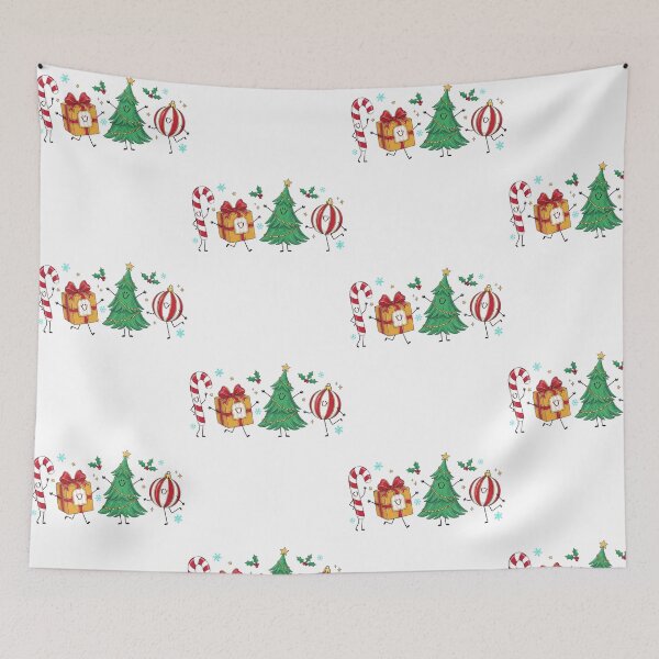 Item preview, Cute Christmas Characters Festive Fun designed and sold by cerima.