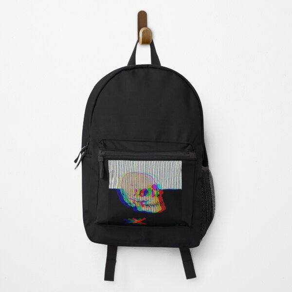 Item preview, Rainbow Glitch Skull with Colorful X designed and sold by MikZviagin.