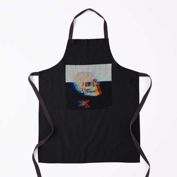 Item preview, Rainbow Glitch Skull with Colorful X designed and sold by MikZviagin.