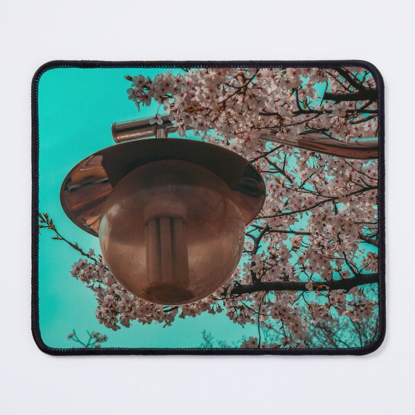 Item preview, Cherry Blossoms with Vintage Street Light designed and sold by Nightwindow.