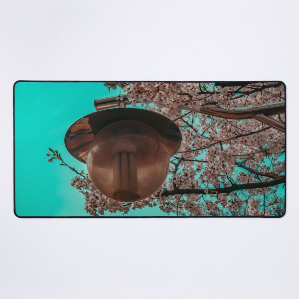 Item preview, Cherry Blossoms with Vintage Street Light designed and sold by Nightwindow.