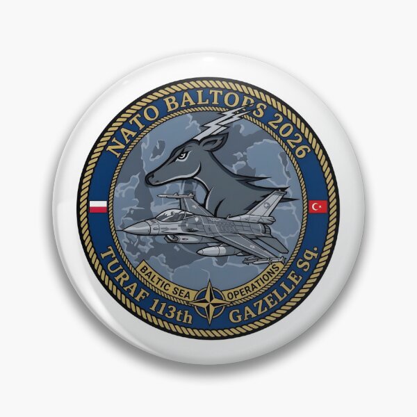 Item preview, Turkish Air Force 113th Gazelle Squadron BALTOPS 2026 Patch designed and sold by CharlieDesings.