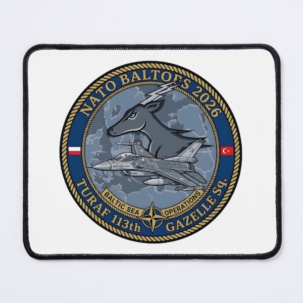Item preview, Turkish Air Force 113th Gazelle Squadron BALTOPS 2026 Patch designed and sold by CharlieDesings.