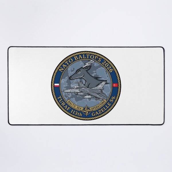 Item preview, Turkish Air Force 113th Gazelle Squadron BALTOPS 2026 Patch designed and sold by CharlieDesings.