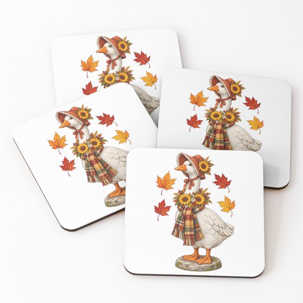 Item preview, Seasonal Porch Goose Wardrobe for Cozy Fall Collectors designed and sold by UrbanCanvvas.