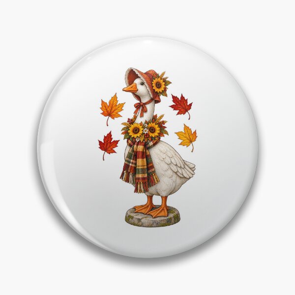 Item preview, Seasonal Porch Goose Wardrobe for Cozy Fall Collectors designed and sold by UrbanCanvvas.