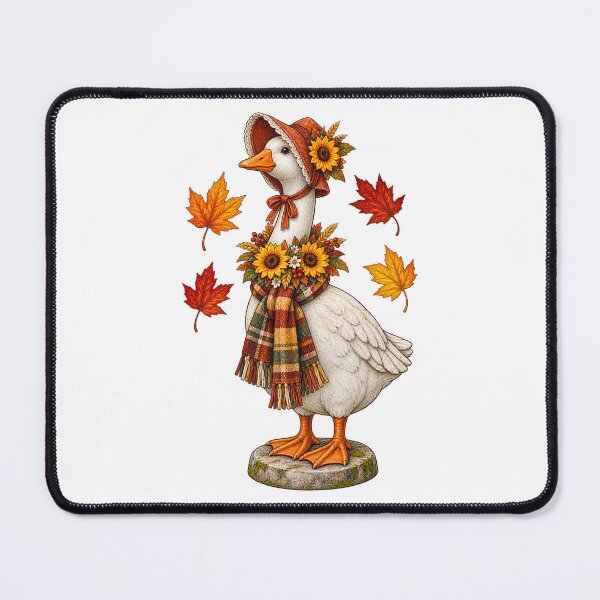 Item preview, Seasonal Porch Goose Wardrobe for Cozy Fall Collectors designed and sold by UrbanCanvvas.